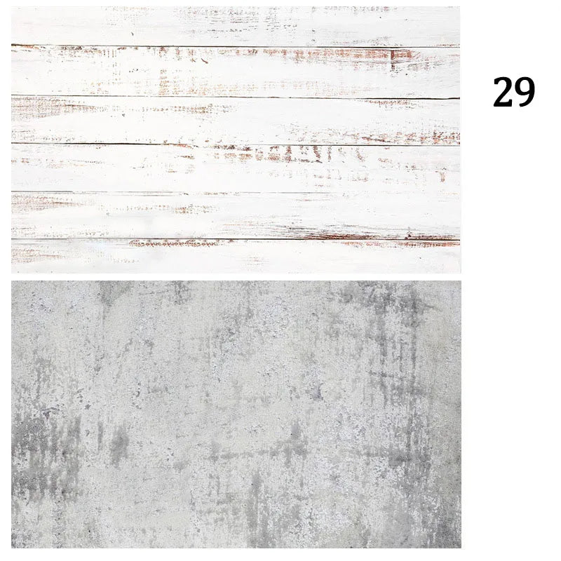 Marble Photography Backdrops 57*87CM 2 Sided Wood Grain Photo Background Wallpaper Studio Waterproof Products Photographic Props