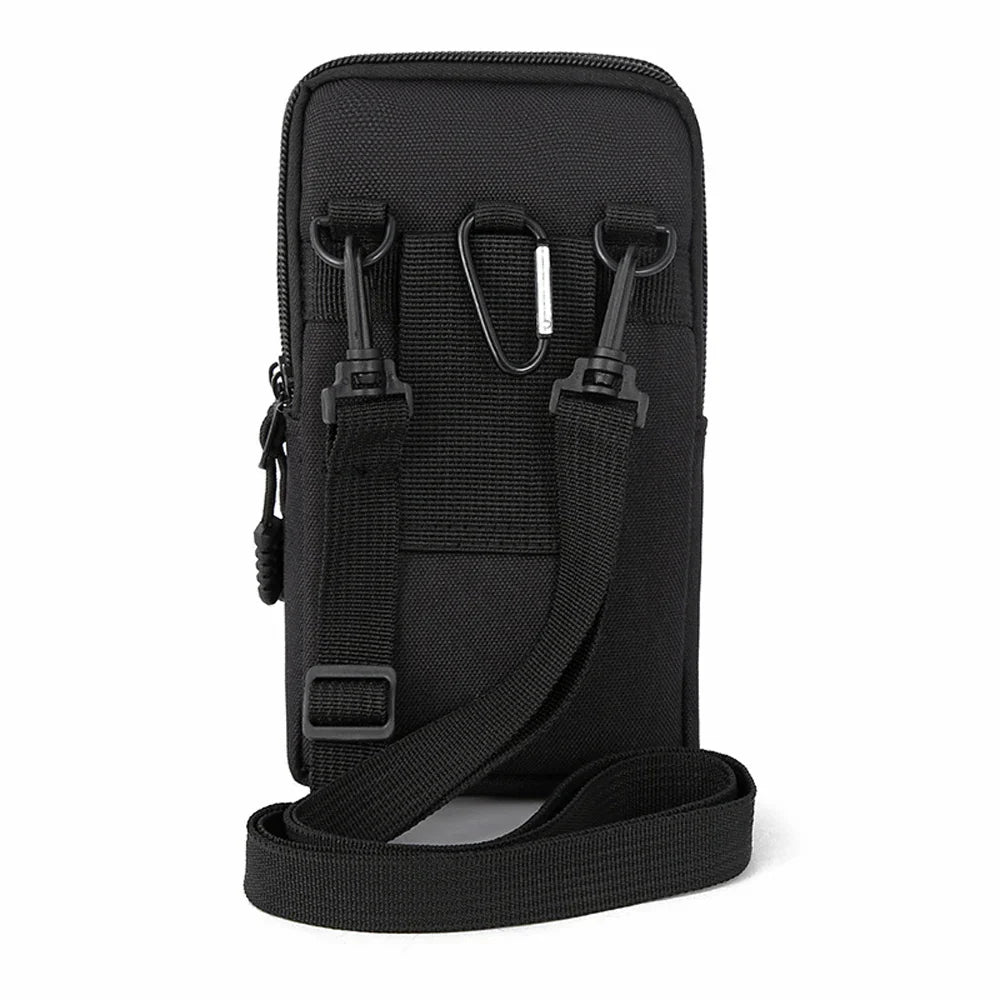Mobile Phone Case Pouch Waist Bag Multifunction Outdoor Casual Men Waist Pack Small Bag Single Shoulder Crossbody Bag Coin Purse