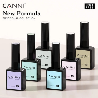 Canni Nail Gel Polish Jelly Nude Color HEMA FREE TPO FREE 9ml Transparent Semi Permanent Natural Nude French Nail Gel Lacquer