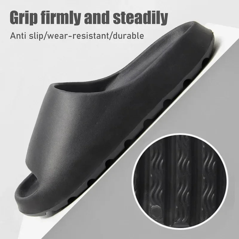 Coconut Slippers Cloud Thick-soled Sandals Summer Fashion Soft Bottom Beach Men Slippers Women's Sandals EVA Slides