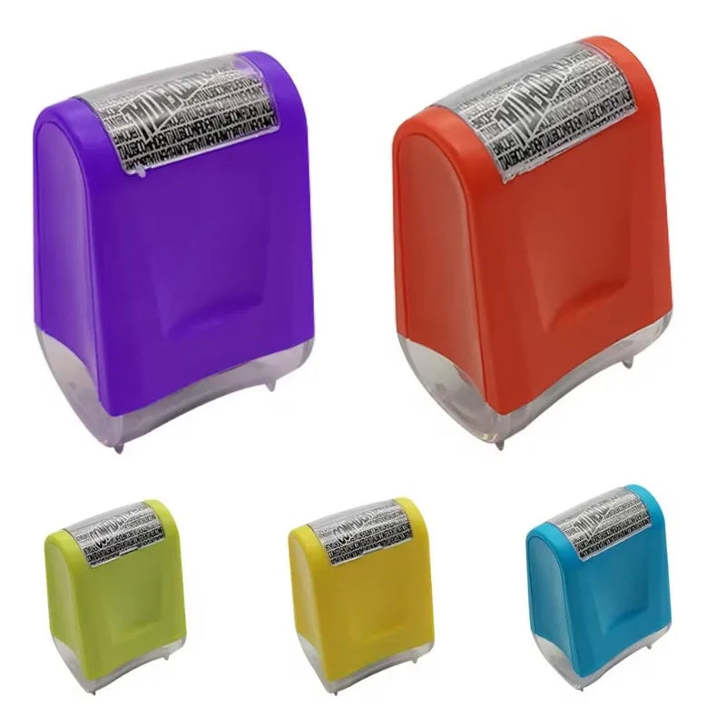 Stamp Roller Anti-Theft Protection ID Seal Smear Privacy Confidential Data Guard Information Data Identity Address Blocker
