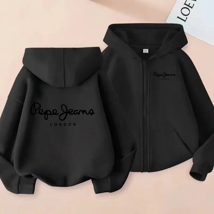 2026 men's and women's cardigans, hooded zippered hoodies, sportswear, casual, fashionable, playful, loose outerwear clothing