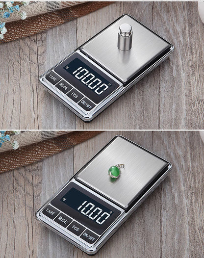 0.01g Precision Pocket Scale Digital Electronic Gold Jewelry Carat Diamond Balance Mini Mg Scales Portable Weighing