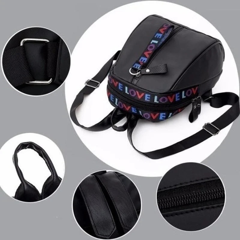 Mini Men's Backpack Fashion Small Black Shoulder School Bag for Man Canvas Designer Waterproof Sports Travel Male Backpacks