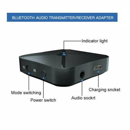 Shoumi 15 Hours Play Wireless Headset Bluetooth Television Headphone with Mic,Bluetooth Adapter Built-in Battery,for TV Computer