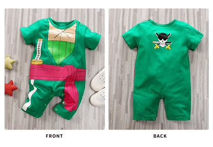 Toddler Anime Cosplay Dragon DBZ Costume Baby Boy Girl Romper Kid Demon Slayer Baby Clothes Newborn Onesie Jumpsuit 0-18 Months