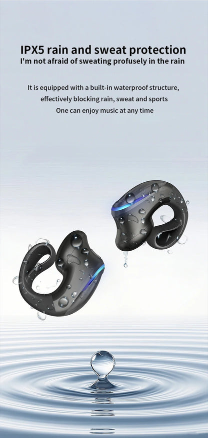 BT  Earphone Clip On Monaural Inear Motion Stereo Bone Conduction Gd28 Business Wireless Earphone Mini Monaural Tws