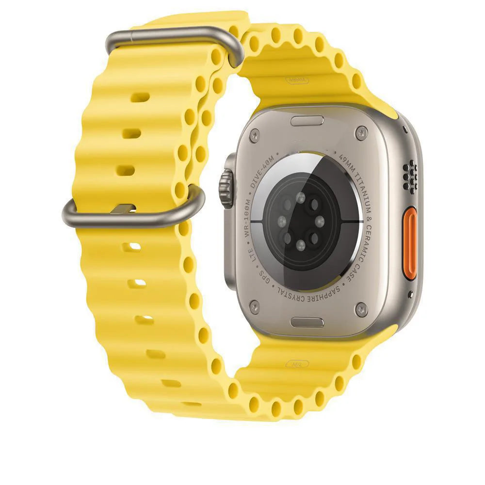Silicone Band For Apple Watch strap 44mm 45mm 40mm 41mm 42-38mm 45 mm sport bracelet iwatch series 8 7 6 5 4 3 SE 9 Ultra 2 49mm