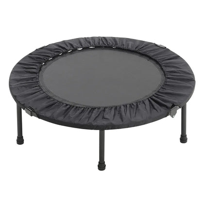 【Breeins】Folding Trampolines Fitness Indoor Exercise Workout Rebounder Sport Trampoline Handle Trampoline for Adults Jumping