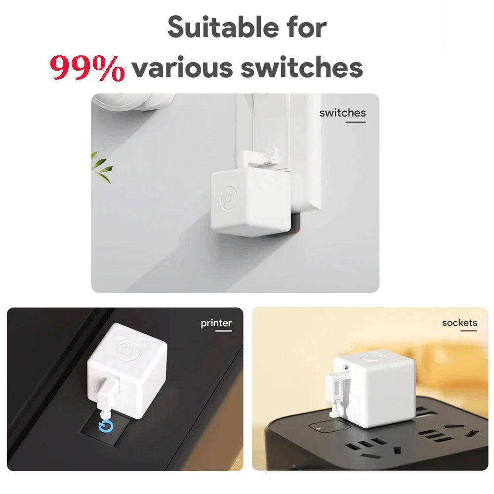 Tuya Zigbee Smart Touch Fingerbot Plus Type-C Rechargeable Robot Button Pusher Arm Switch Works With Alexa Google Home Alice