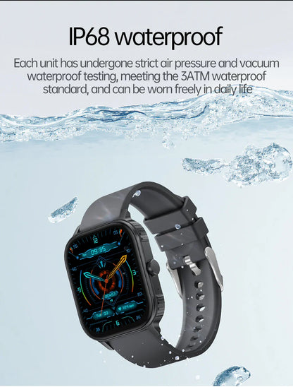 2026 2.04-inch Ultra Smart Watch For Men Women 1000mAh High Capacity Battery Outdoor Sports Fitness Health Monitoring Smartwatch