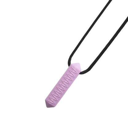 Stylish Silicone Pendant Necklace Chew Necklace Sensory Toy Provides Orals Stimulation Relieves Discomfort for All Age
