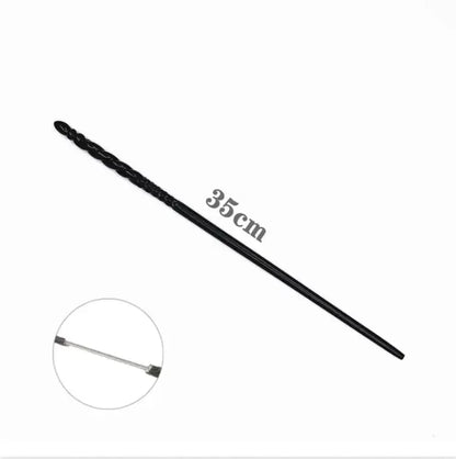 New Anime Cosplay Metal Core Magic Wand Harri Decoration Toy Accessories For Bacchetta Di Plastic Pottee Magic Stick