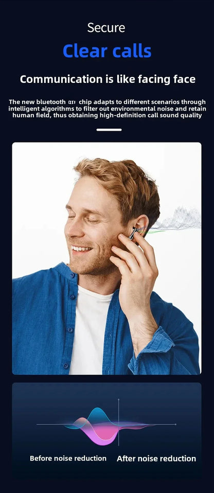 X89 Bluetooth headset Wireless Headphones Sport Earphones Waterproof Noise Reduction in-ear Wireless Earbuds With Mic