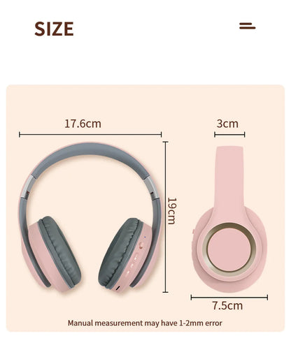 Shoumi 15 Hours Play Wireless Headset Bluetooth Television Headphone with Mic,Bluetooth Adapter Built-in Battery,for TV Computer
