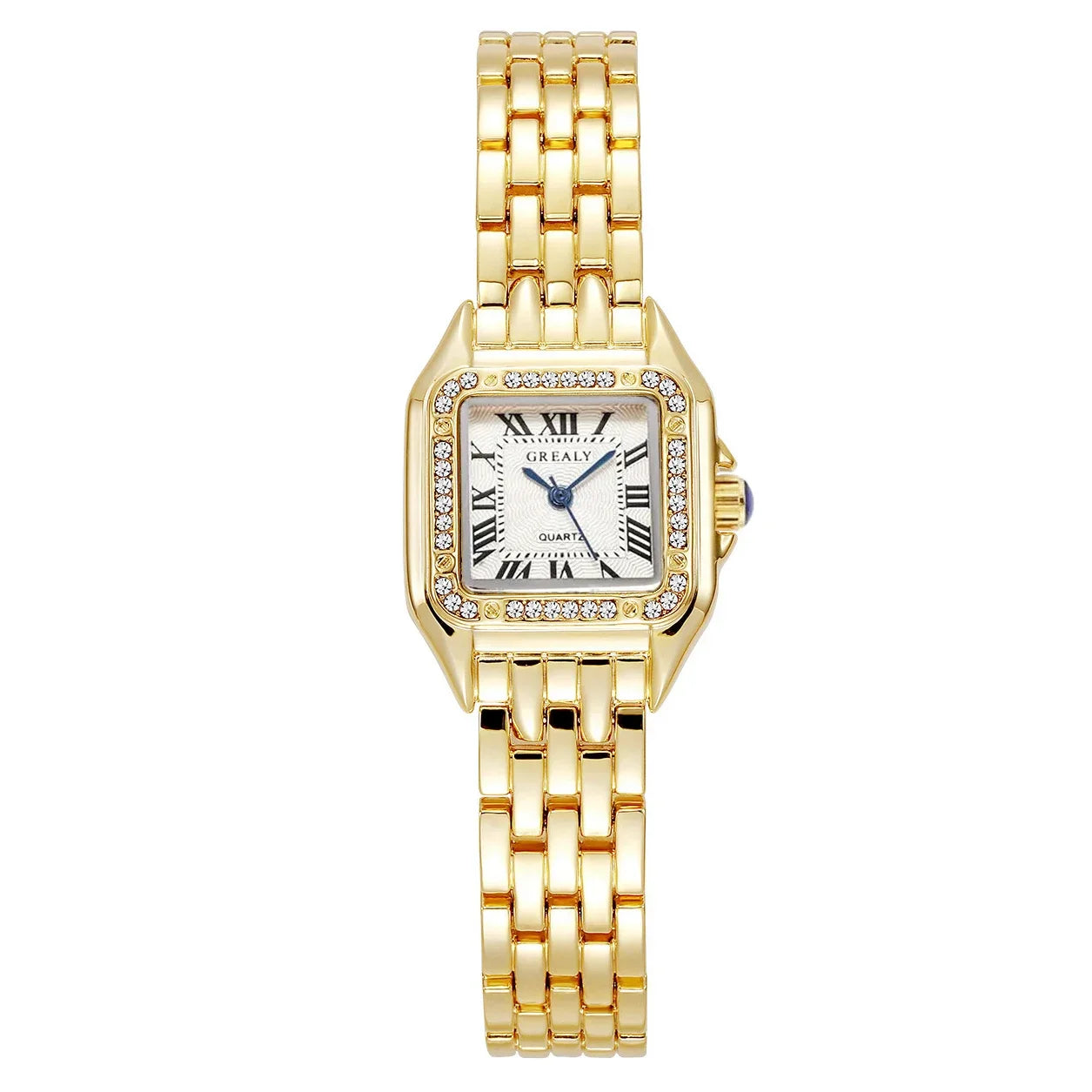 Luxury Rhinestone Women Watches Fashion Square Quartz Wristwatch Simple Ladies Clock Reloj Mujer