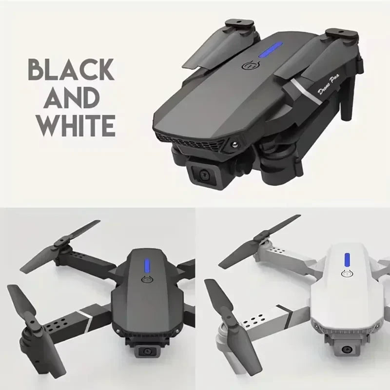 2026 New E88 Professional HD Dual Camera 4K RC Drone Wide Angle Camera Foldable Helicopter Quadcopter Aircraft Kid Gift Toys