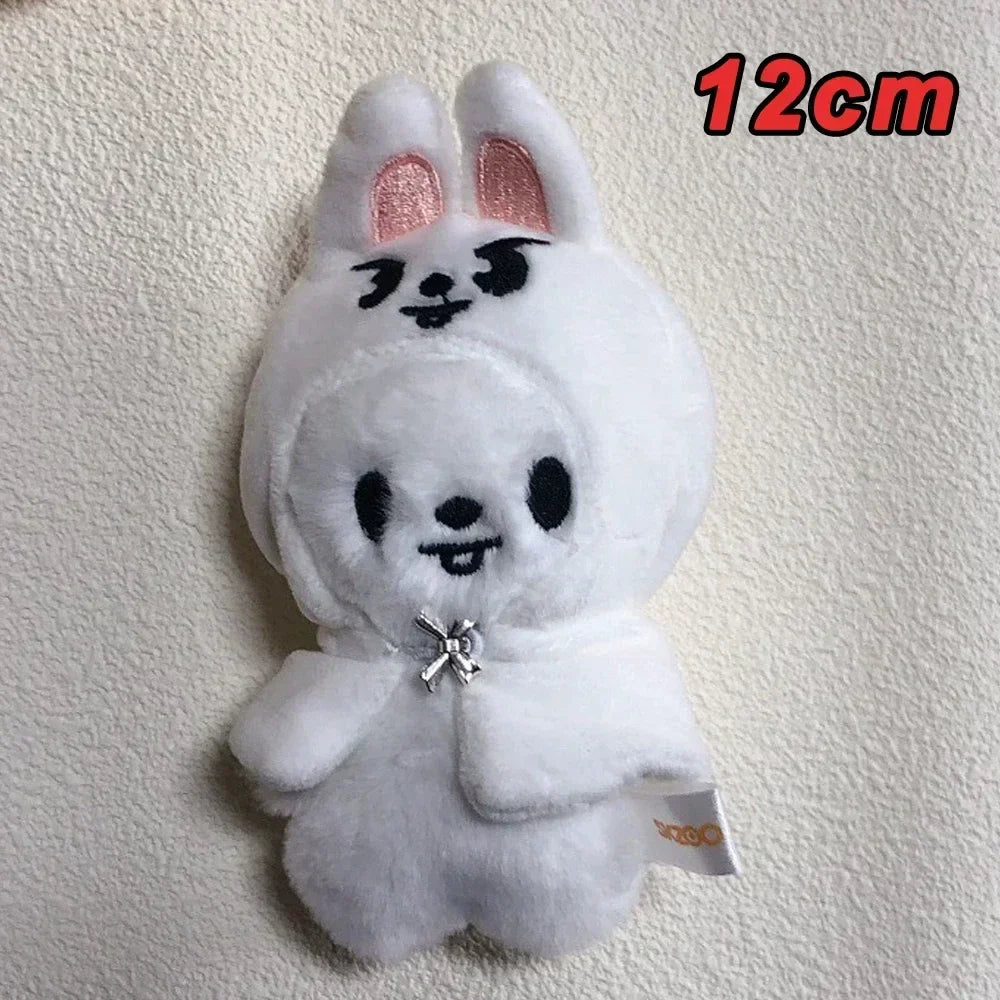 SKZOO Plush Keychain Plush Keychain Wolf Plush Toy Seoul FM Week Cloak Doll Magic School Kid Birthday Gift