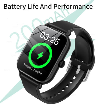 KESHUYOU 2025 New Smart Watch Men Women Full Touch Screen Heart Rate Tracker Bluetooth Talking Sports Smart Watch Holiday Gift