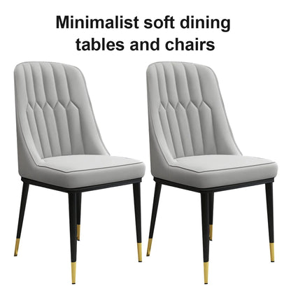 Elegant Dining Chair Set - 2/4/6 PU-Padded Chairs | Modern Design for Kitchen Restaurant Living Spaces