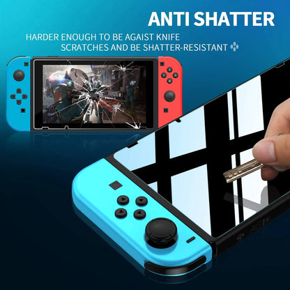 1/2/3PCS Tempered Glass for Nintendo Switch OLED 3 Pieces Screen Protector Film for Nintendo Switch Switch Lite Protective Glass