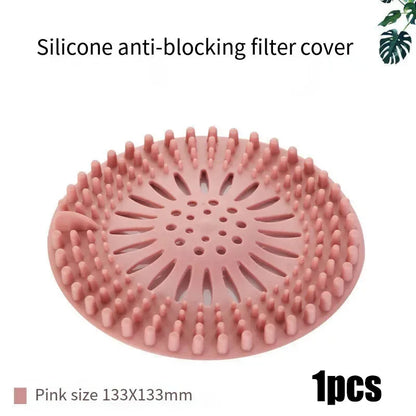 Sewer filter hair floor drain bathroom anti hair kitchen toilet bathroom cover magic tool sink anti clogging