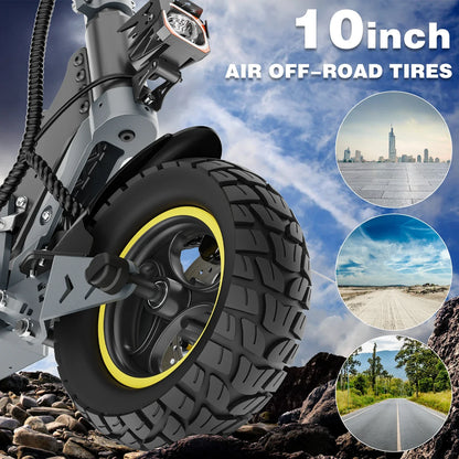 iENYRID iE-S1 Adult Electric Scooter Foldable 48V 15Ah 250W Off-Road Tire E-Mountain Scooter for Sports Entertainment Cycling