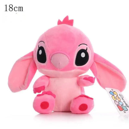 Cartoon Blue Pink Stitch Plush Dolls Anime Toys Lilo and Stitch Stich Plush Stuffed Toys Christmas Gifts for Kids