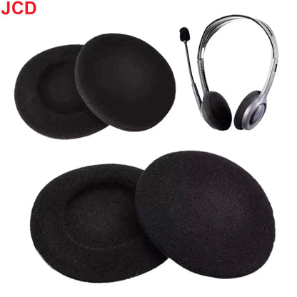 10pc Thickened Foam Ear Pads For Headphones Sponge Replacement Cushions Covers Earphones Case 35mm 40mm 50mm 55mm 60mm 70mm 75mm