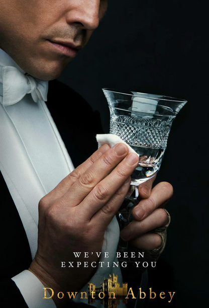 230ml Crystal Wine Glasses - Pack of Six - Downton Abbey