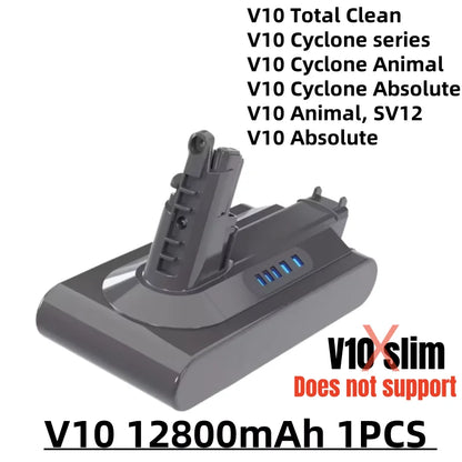 100%New Compatible with Dyson V10 V8  V11 V15 V7 Series SV07 SV09 SV10 DC62 Vacuum Cleaner rechargeable battery