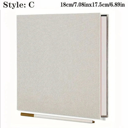 1pc Linen Photo Album Self Adhesive Scrapbook Album for 2x3 4x6 5x7 8x10 Pictures DIY Photo Book Birthday Gifts for Women Mom