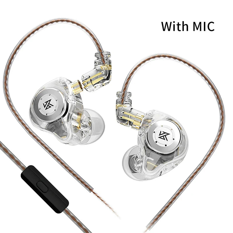 KZ EDX PRO 10mm Dual Magnetic Circuit Dynamic Drive Earphone HIFI Bass Earbud Sport Noise Cancelling Headset KZ ZSTX ZSN PRO ZAS