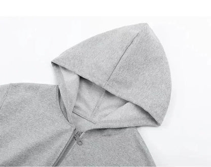 2026 men's and women's cardigans, hooded zippered hoodies, sportswear, casual, fashionable, playful, loose outerwear clothing