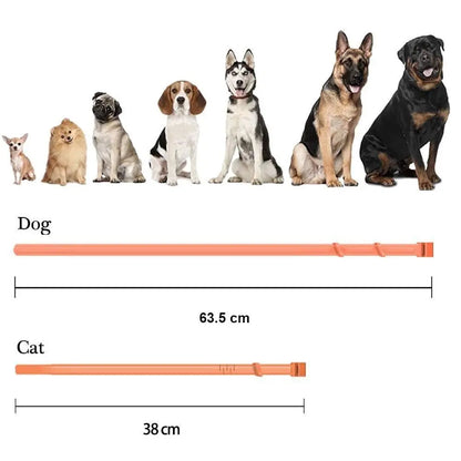 38cm/63.5cm Pet Calming Collar Necklace Anxiety Stress Reduction Pacify Soothing Adjustable Waterproof TPR Cats Dogs Supplies