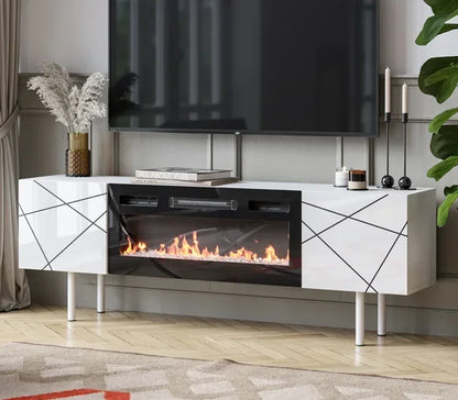 #For TV Stand with Fireplace Included TV Table Cabinet Television Cabinet TV Console Living Room Furniture