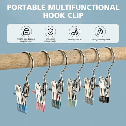 Stainless Steel Clothespins Room Organizer 5 - 30pcs Clothes Organizer Extendable Clothes Racks Home. Laundry Hook Clothing