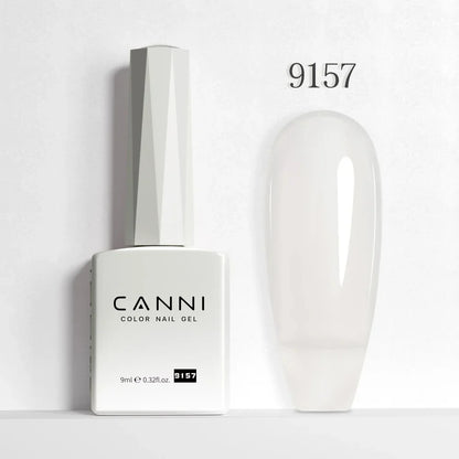 Canni Nail Gel Polish Jelly Nude Color HEMA FREE TPO FREE 9ml Transparent Semi Permanent Natural Nude French Nail Gel Lacquer