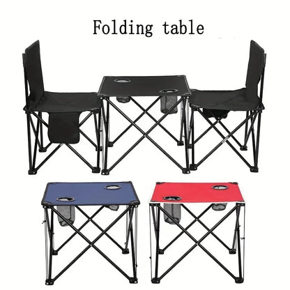 Portable Foldable Beach Table Hollow Edge Cloth Dining Table Waterproof Outdoor Camping Picnic Desk for Sand Garden
