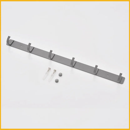 Space Aluminum With Multiple Robe Hooks Hanging Clothes Key Storage Hooks Save Space Towel Rack With Hook Bathroom Accessories