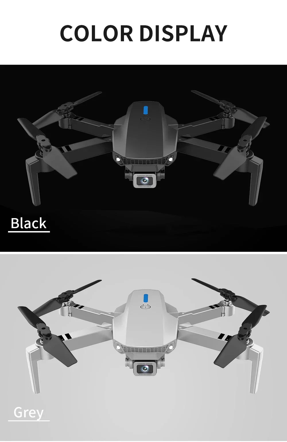 2025 E88 Professional HD 4K RC Drone Wide Angle Camera Foldable Helicopter Quadcopter Aircraft Kid Gift Toys By KBDFA