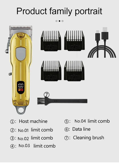 New Trimmer for Men Barber Shop Hair Clipper Men's Lawn Mower Razor Beard  Haircut Machine Electric Shaver Hair Cutting Machine