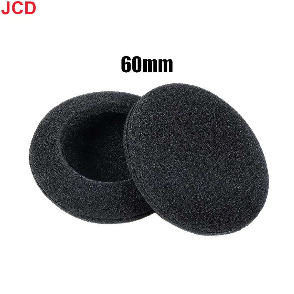 10pc Thickened Foam Ear Pads For Headphones Sponge Replacement Cushions Covers Earphones Case 35mm 40mm 50mm 55mm 60mm 70mm 75mm