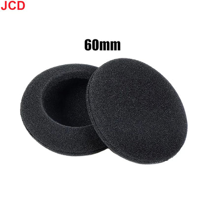 10pc Thickened Foam Ear Pads For Headphones Sponge Replacement Cushions Covers Earphones Case 35mm 40mm 50mm 55mm 60mm 70mm 75mm
