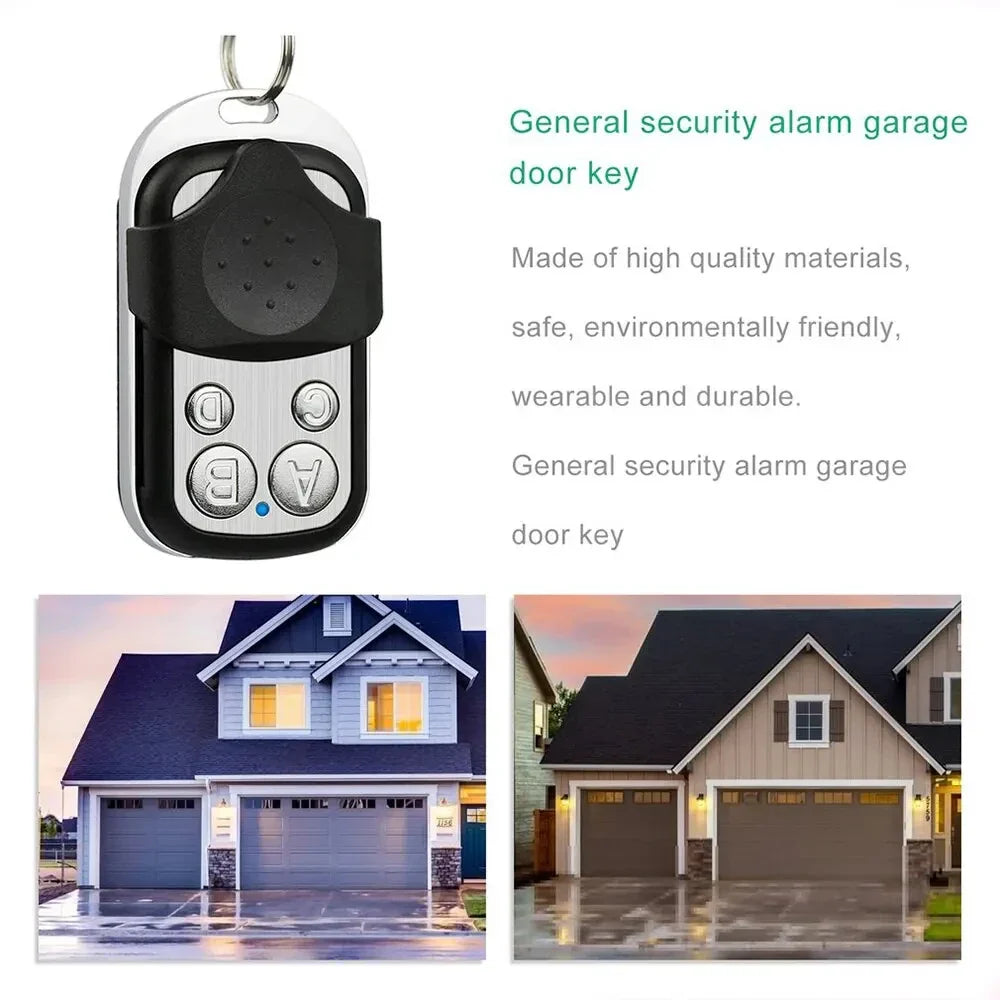 1PCS 433MHZ 4 Buttons Clone Fixed Learning Rolling Code Universal Garage Door Opener Remote Control Duplicator Garage