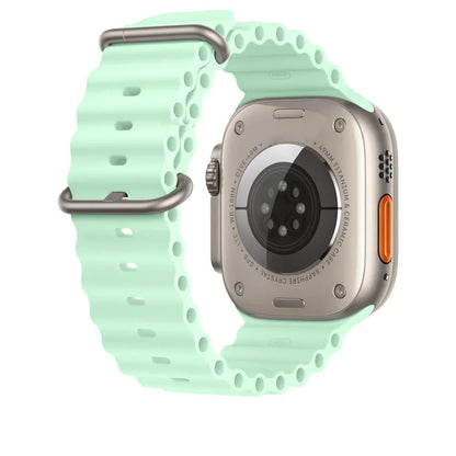 Silicone Band For Apple Watch strap 44mm 45mm 40mm 41mm 42-38mm 45 mm sport bracelet iwatch series 8 7 6 5 4 3 SE 9 Ultra 2 49mm