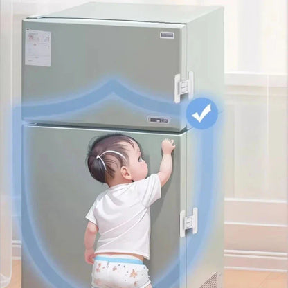 2/5Pcs Baby Safety Refrigerator Lock Cabinet Door Locker Buckle Home Kids Security Protection Anti-Open Water Dispenser Locks