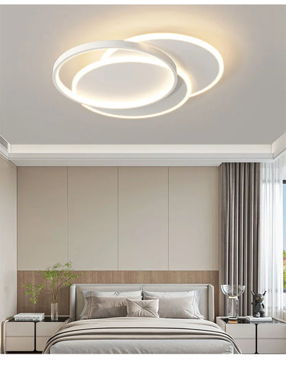 Modern Nordic Led Ceiling Light Square Minimalist Lamps for Kitchen Living Dining  Room Art Home Decoration Chandelier
