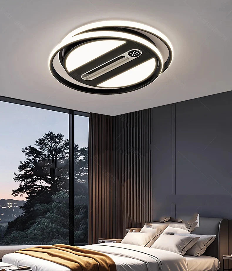 LED ultra-thin ceiling light, modern and simple living room lighting fixture, 2026 new atmospheric rectangular bedroom light