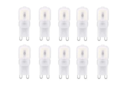 10pcs G9 Led Bulb 110V 220V 3W 5W SMD2835 White Warm Bombillas For Home Light Bulbs Crystal Chandelier Replace 30W Halogen Lamp